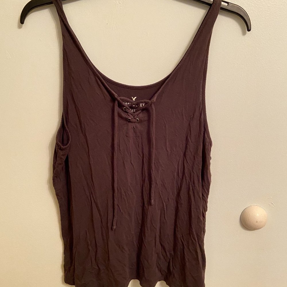 AEO Soft&Sexy Black Tank Top
